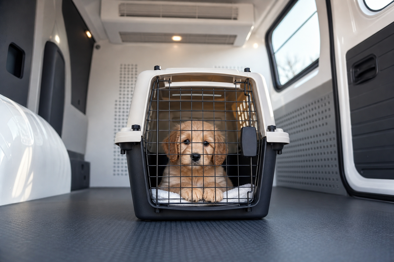 Transporte seguro de cachorros en España